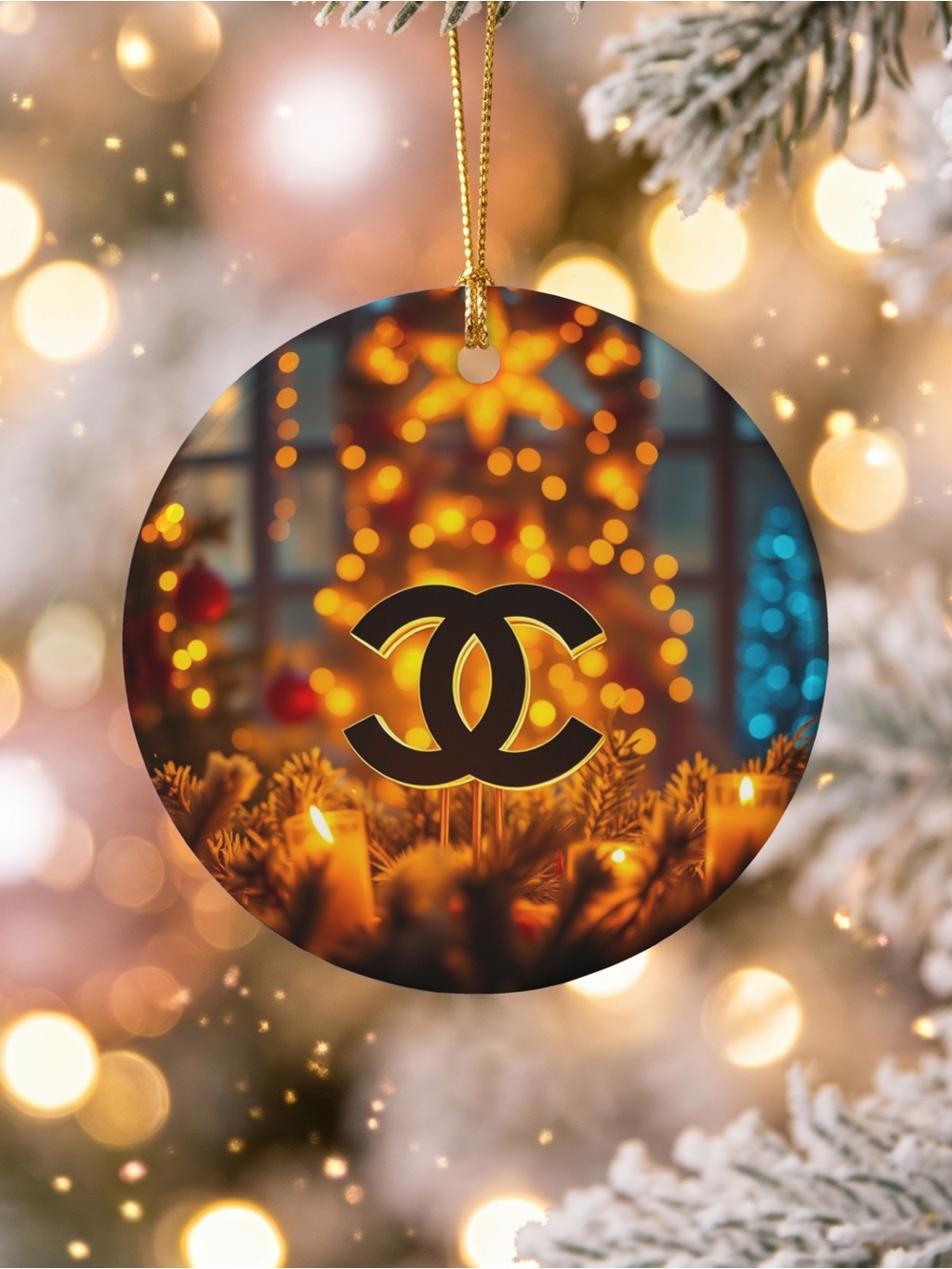HANDMADE FASHION Ceramic Christmas Ornament